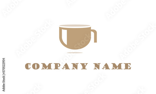 Brown Cup Vector Logo