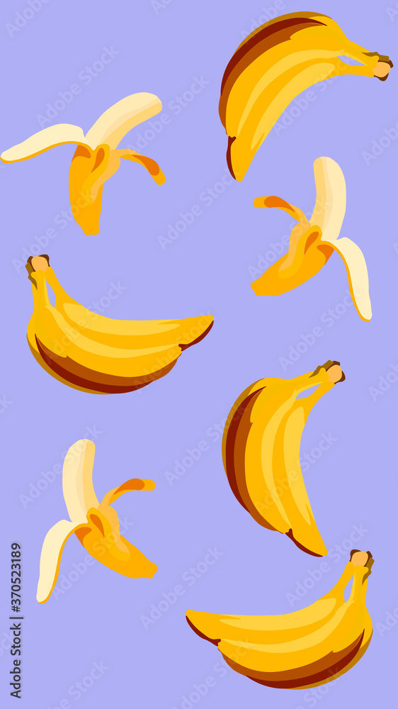 banana seamless pattern