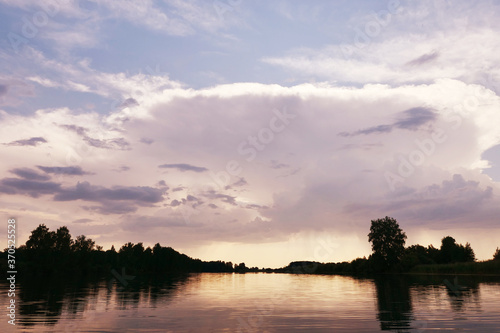 Evening lake