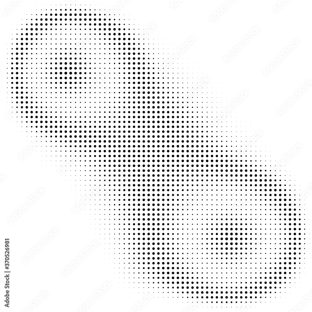 Abstract dotted vector background. Halftone design effect