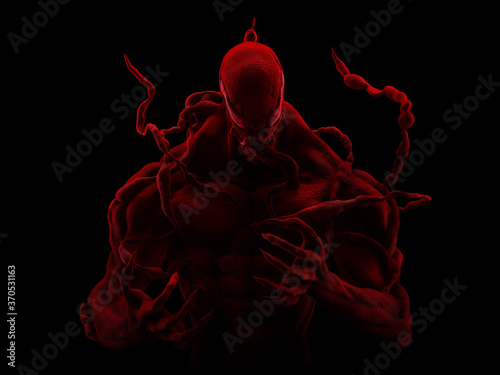 Carnage the symbiote render 