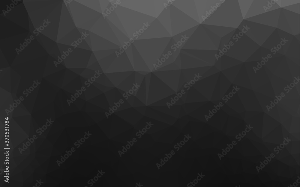 Dark Silver, Gray vector polygonal pattern. Dark Silver, Gray vector polygonal pattern.