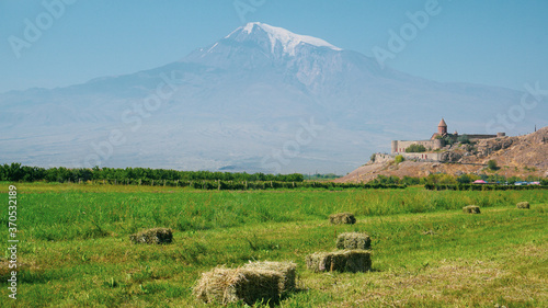 Khor Virap Monastery with Mount Ararat on the background