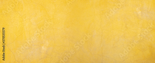 Yellow wall texture rough background abstract concrete floor or Old cement grunge background with yellow empty.