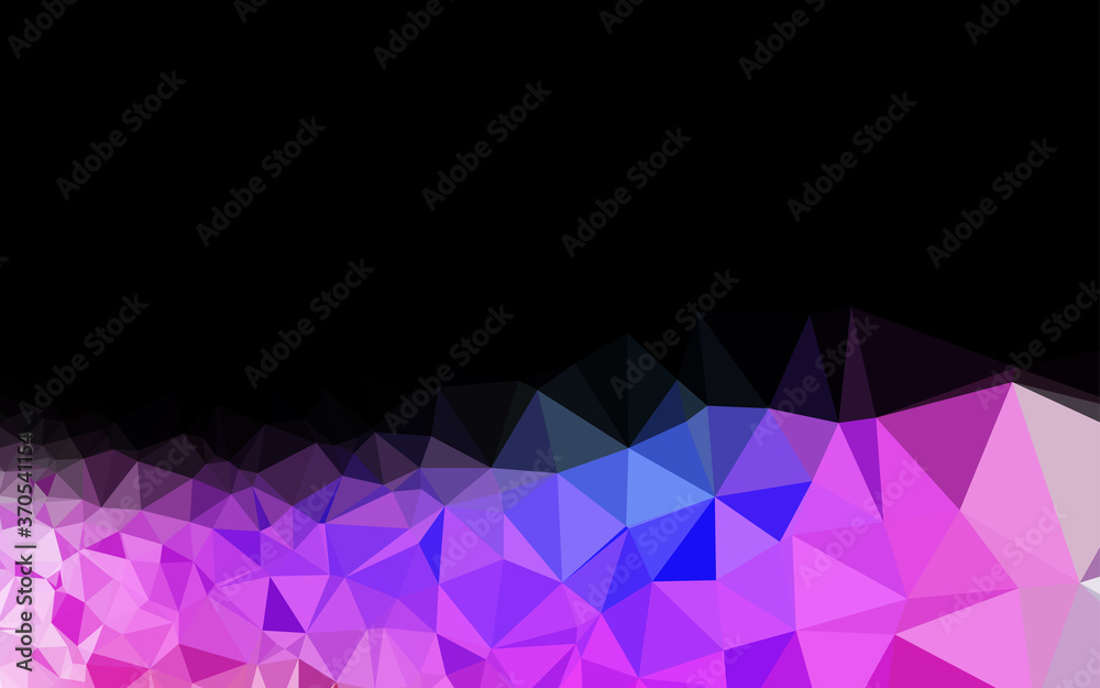 Obraz premium Light Pink, Blue vector low poly layout.