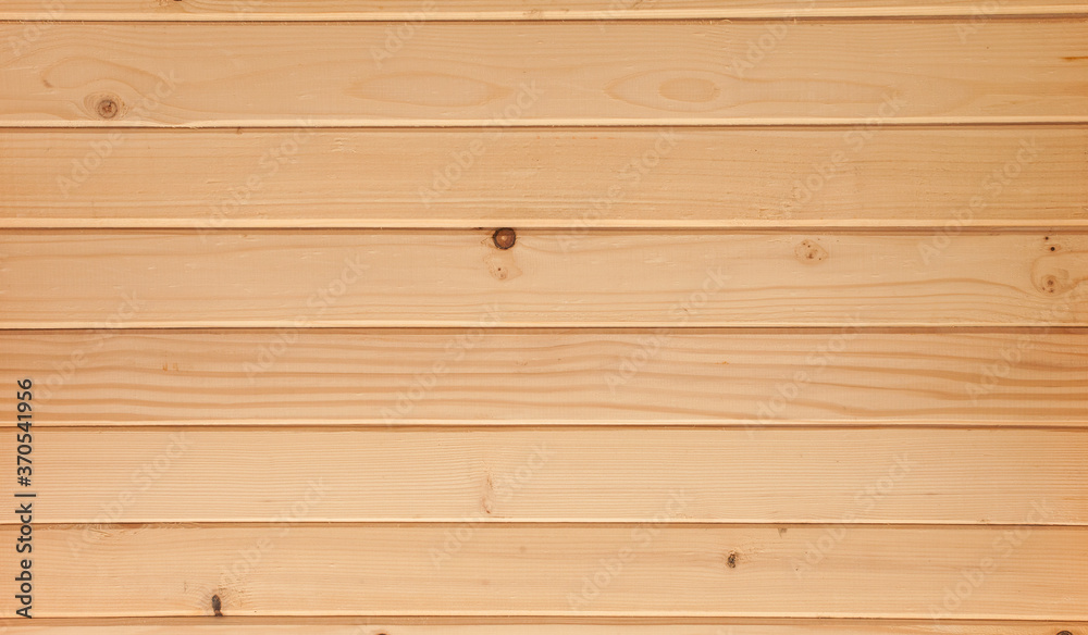 Fototapeta premium wooden wainscot in wood house. new construction