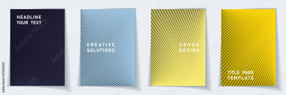 Crossed lines halftone cover page templates batch Crossed lines halftone cover page templates batch