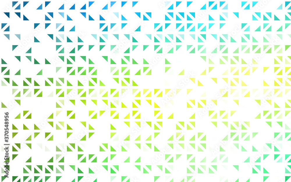 Light Blue, Yellow vector pattern in polygonal style.