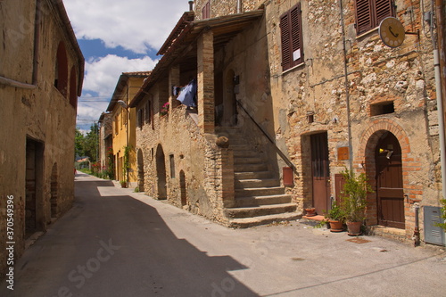 Architecture in Santa Lucia Vecchia  Province of Siena  Tuscany  Italy  Europe 