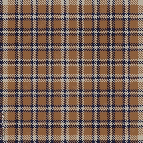 Brown Plaid Tartan Seamless Pattern