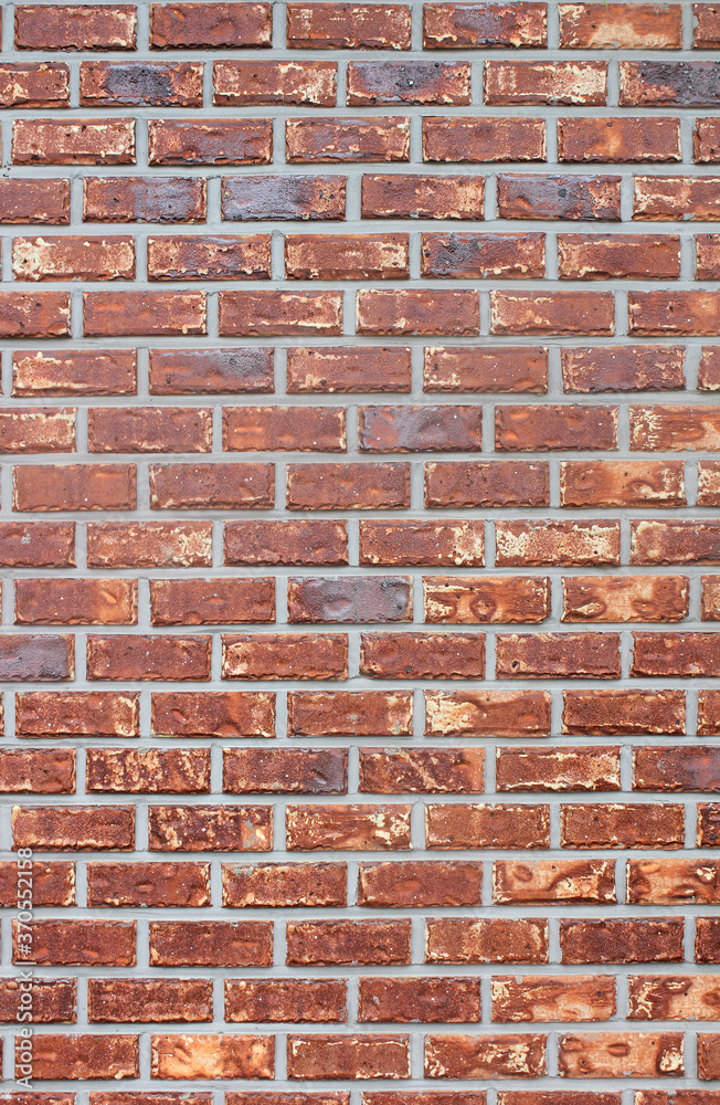 red brick wall texture background.