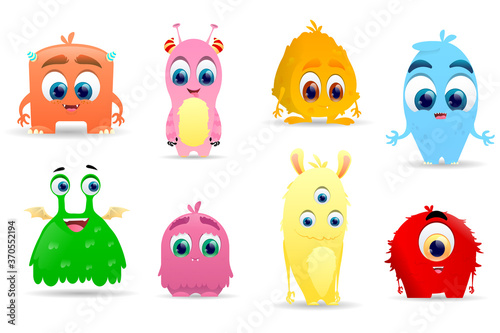 Collection of Cute little monsters