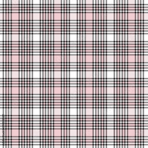 "Pink Plaid Tartan Checkered Seamless Pattern