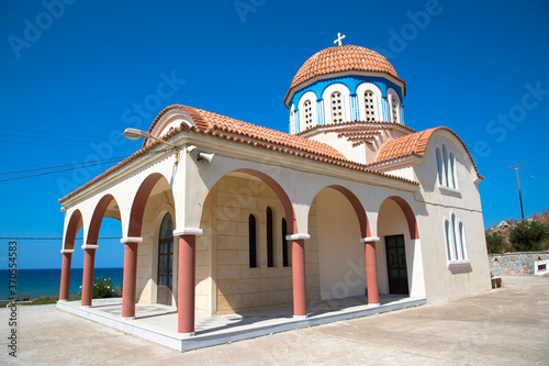 Church near Episkopi beach, Crete,Greece photo