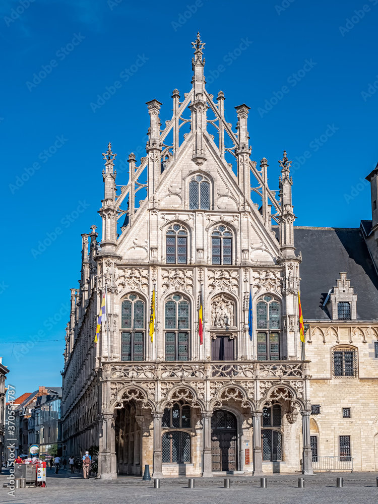 Cityhall of Mechelen in Belgium on a sunny day