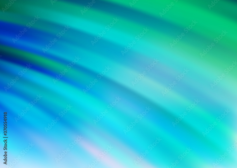 Light Blue, Green vector background with lamp shapes. Light Blue, Green vector background with lamp shapes.