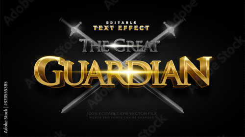 The Great Guardian Text Effect