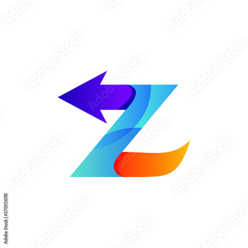 Letter z arrow logo design Free Download Letter z arrow logo design - GFXLoad