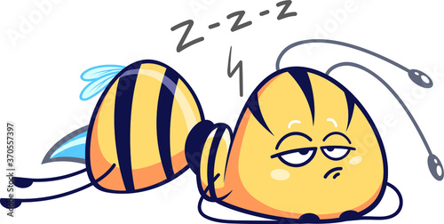 Funny character design of Honey Bee