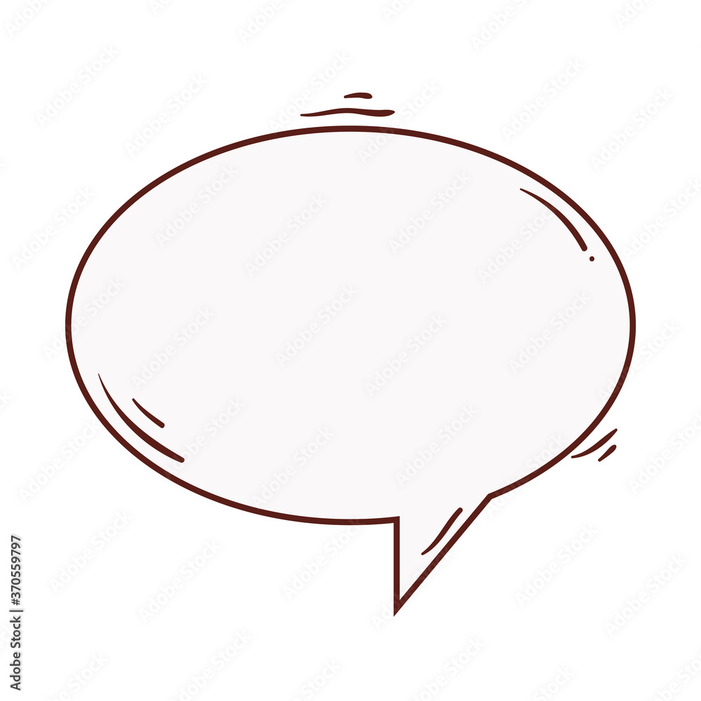 Fototapeta premium speech bubble icon, on white background vector illustration design