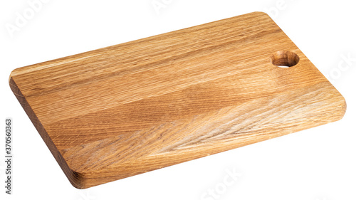 Obraz na płótnie wooden cutting board isolated on white background w salonie