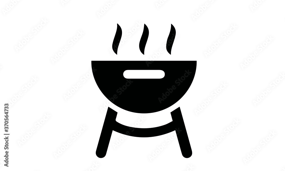 Barbecue Silhouette Icons vector design Barbecue Silhouette Icons vector design