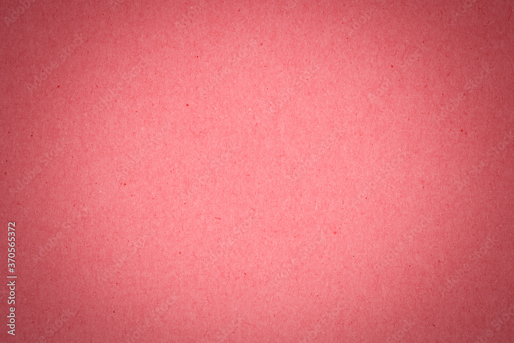 Paper red background or Christmas paper border frame with vintage grunge background texture  light rough textured spotted blank copy space