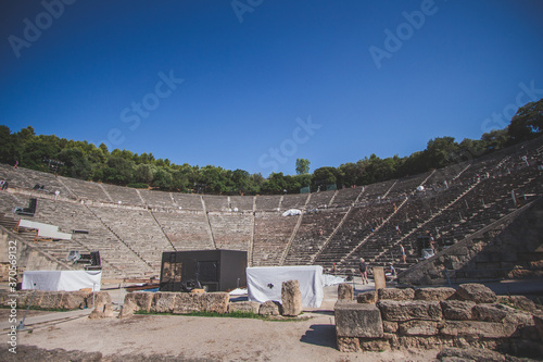 Ancient Theatre of the Asklepieion at Epidaurus, Greece