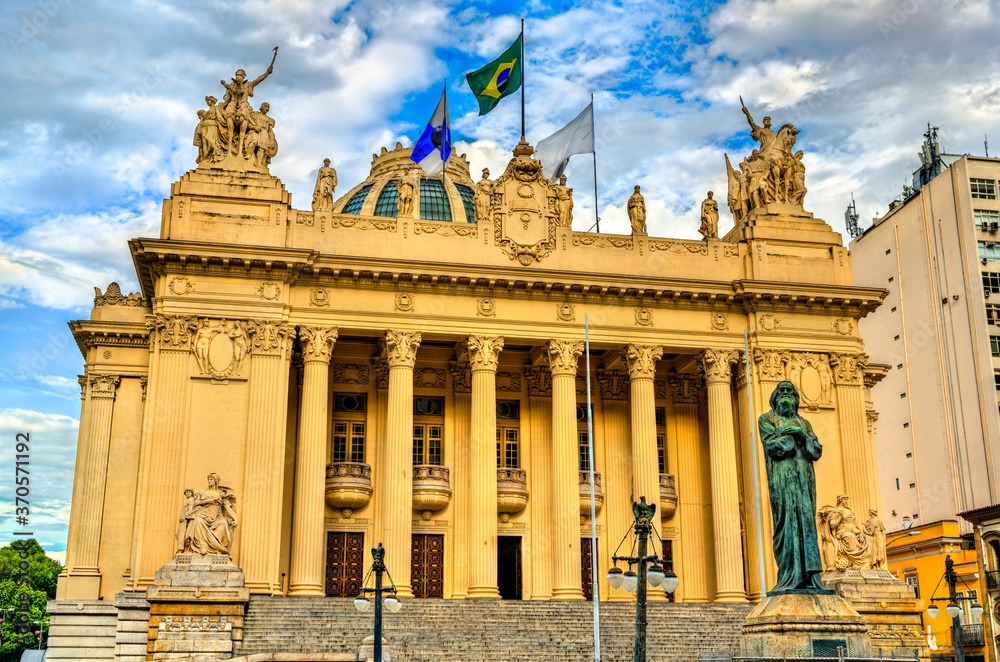 Tiradentes Palace housing Legislative Assembly of Rio de Janeiro, Brazil