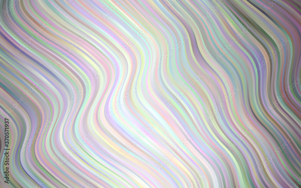Light Silver, Gray vector pattern with curved circles. Light Silver, Gray vector pattern with curved circles.