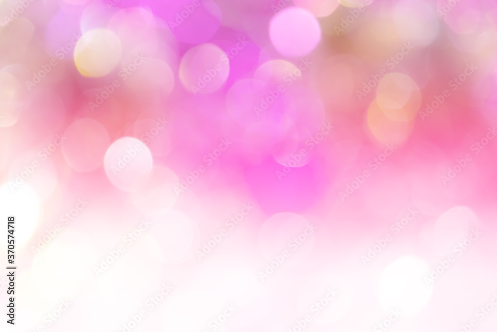  Blurred of bokeh light in pastel colored for background.