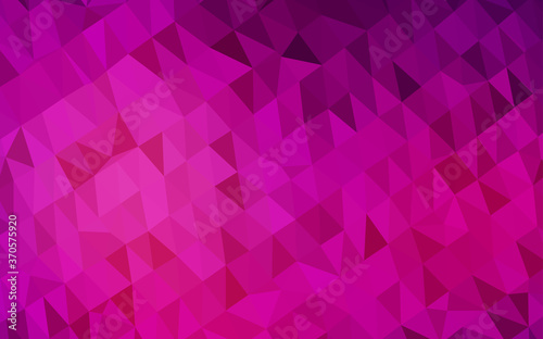 Light Purple vector polygonal background.