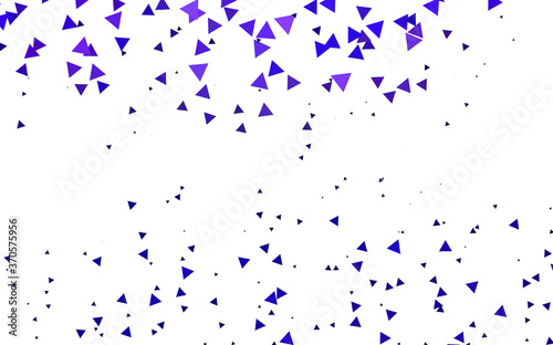 Light Purple vector texture in triangular style.