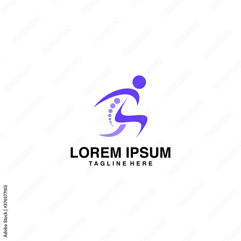 Health Person In Body Movement Logo Vector Icon Illustration Health Person In Body Movement Logo Vector Icon Illustration