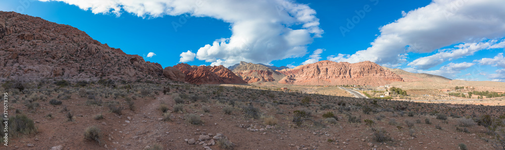 Panoramic views of Red Rock Canyon, Near Las Vegas, Nevada, USA
