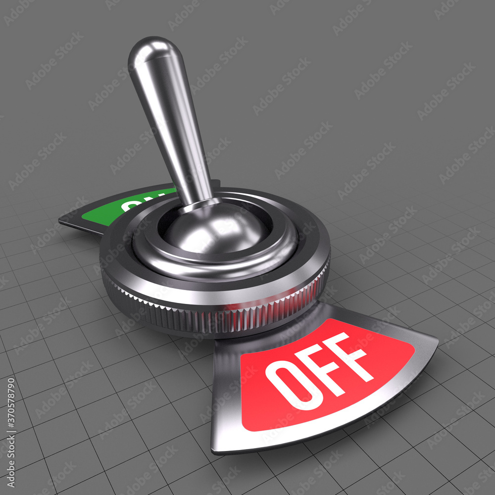 On off switch Stock 3D asset | Adobe Stock