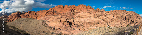 Panoramic views of Red Rock Canyon  Near Las Vegas  Nevada  USA