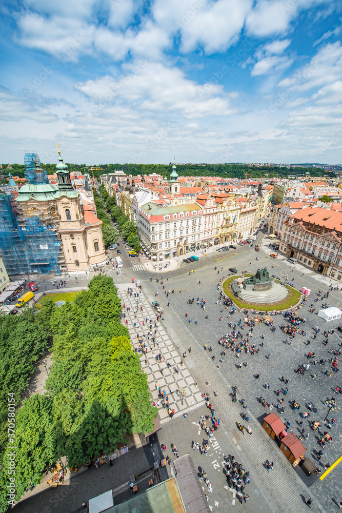 Old Town Square in Prague, Czech Republic.