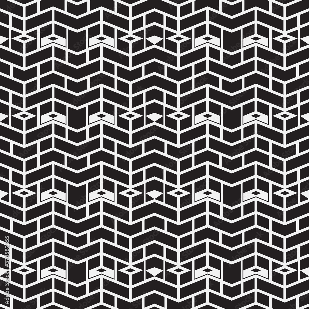 Abstract geometric seamless pattern