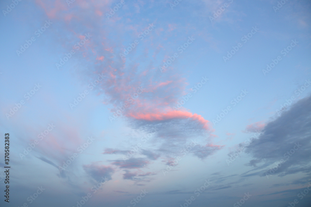Cloudy and sunset sky, for backgrounds or textures Cloudy and sunset sky, for backgrounds or textures