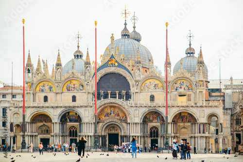 saint marks basilica at venice central square © phpetrunina14