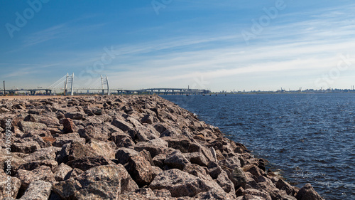 granite fencing of alluvial areas