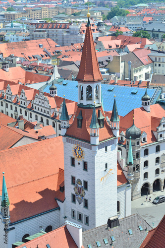 Top-view of Old Munich