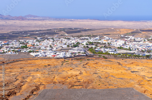 Cityscape of Teguise, Lanzarote, Spain