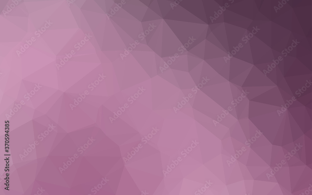 Obraz premium Light Pink vector polygon abstract backdrop.