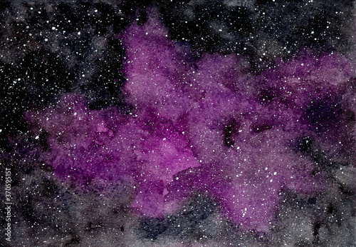 abstract purple background with stars