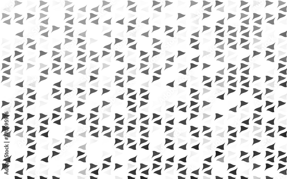 Light Silver, Gray vector pattern in polygonal style.