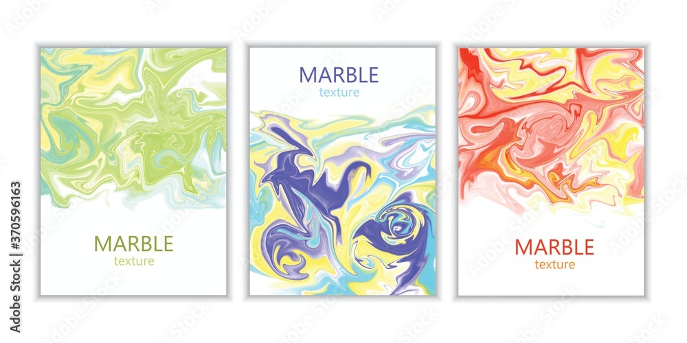 Marble effect painting. Abstract painting
