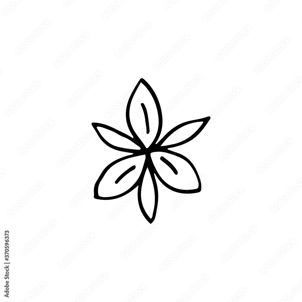 Hand-drawn plant. Doodle image of a flower. Floral vector for web, textiles, postcards, prints. Abstract plants, leaves, flowers.
Hand-drawn plant. Doodle image of a flower. Floral vector for web, textiles, postcards, prints. Abstract plants, leaves, flowers.