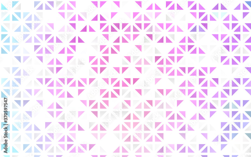 Light Pink, Blue vector seamless backdrop with lines, triangles. Light Pink, Blue vector seamless backdrop with lines, triangles.